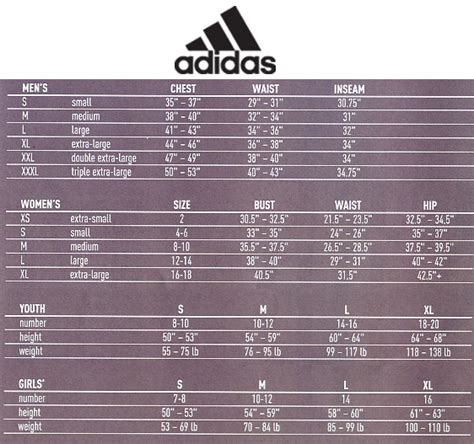 adidas football shirt size guide.